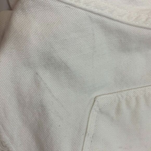 GAP Slim Cut Offs White Denim Short - Picture 5 of 5